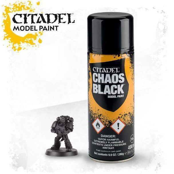 Citadel Chaos Black Spray Paint 9.9 oz