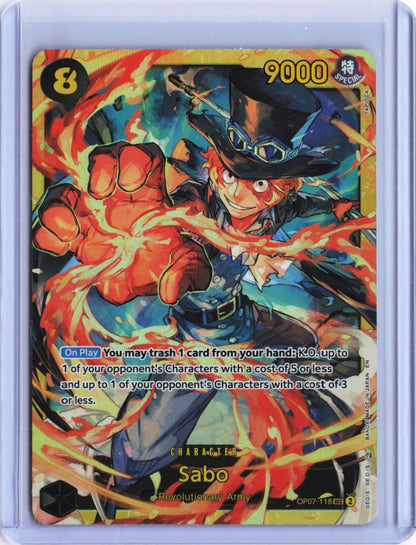 Sabo - (Reprint) SEC Premium Booster -The Best- Vol. 2 OP07-118 NM