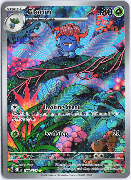 Gloom Illustration Rare SV03: Obsidian Flames 198/197 NM