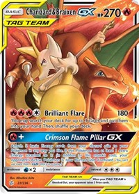 Charizard & Braixen GX - SM - Cosmic Eclipse #22/236