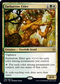Faeburrow Elder - Promo Pack: Throne of Eldraine - 190