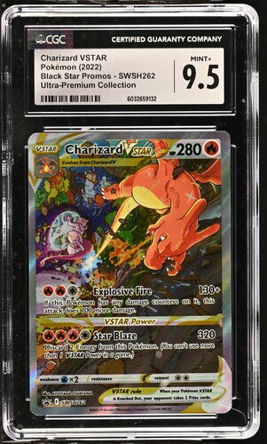 Charizard VSTAR Black Star Promo CGC#9.5