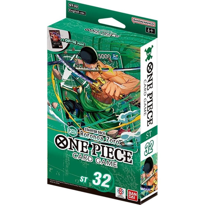 One Piece TCG: Starter Deck 32: GREEN Roronoa Zoro (ST-32)