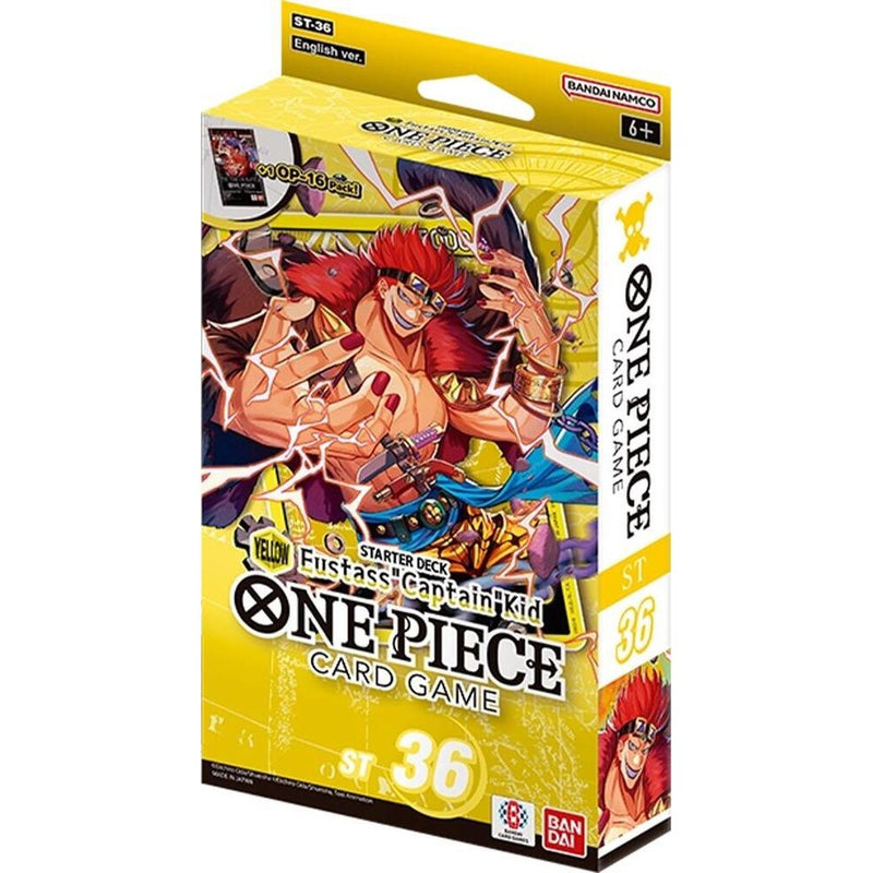 One Piece TCG: Starter Deck 36: YELLOW Eustass”Captain”Kid (ST-36)