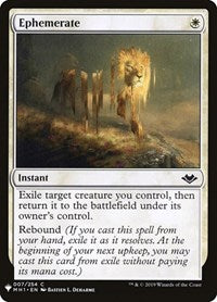 Ephemerate - The List Reprints - 7