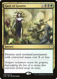 Gaze of Granite - Commander 2020 - 214