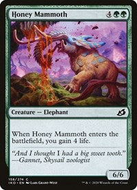 Honey Mammoth - Ikoria: Lair of Behemoths - 158