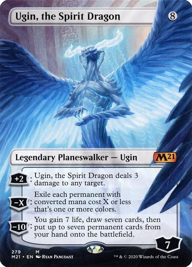 Ugin, the Spirit Dragon (Borderless) - Core Set 2021 #279