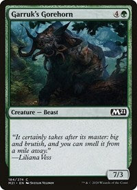 Garruk's Gorehorn - Core Set 2021 - 184