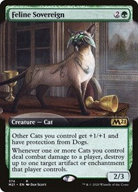 Feline Sovereign (Extended Art) - Core Set 2021 #374