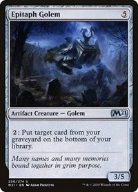 Epitaph Golem - Core Set 2021 - 230