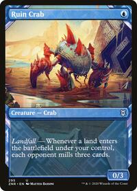 Ruin Crab (Showcase) - Zendikar Rising - 295