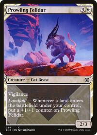 Prowling Felidar (Showcase) - Zendikar Rising - 294