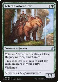Veteran Adventurer - Zendikar Rising - 218