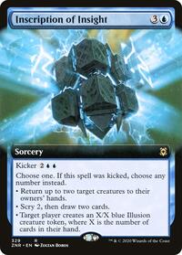 Inscription of Insight (Extended Art) - Zendikar Rising - 329