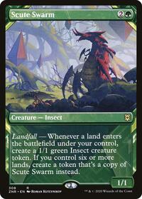 Scute Swarm (Showcase) - Zendikar Rising - 308