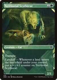 Territorial Scythecat (Showcase) - Zendikar Rising - 310