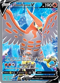 Talonflame V (Full Art) - SWSH04: Vivid Voltage - 168/185