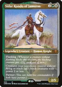 Sidar Kondo of Jamuraa (Foil Etched) - Commander Legends - 535