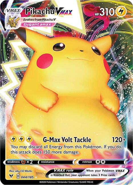 Pikachu VMAX - Pokemon Vivid Voltage #044/185