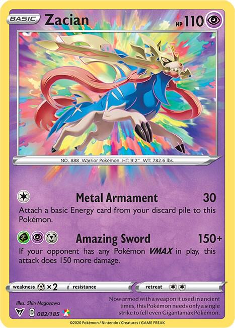 Zacian - Pokemon Vivid Voltage #082/185