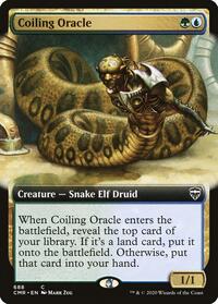 Coiling Oracle (Extended Art) - Commander Legends - 688