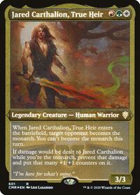 Jared Carthalion, True Heir (Foil Etched) - Commander Legends - 601