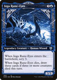 Inga Rune-Eyes (Showcase) - Kaldheim - 304