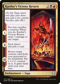 Kardur's Vicious Return - Kaldheim - 217