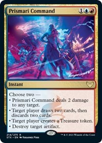 Prismari Command - Strixhaven: School of Mages - 214
