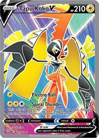 Tapu Koko V (Full Art) - SWSH05: Battle Styles - 147/163