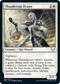 Thunderous Orator - Strixhaven: School of Mages - 35