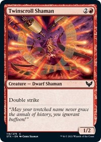 Twinscroll Shaman - Strixhaven: School of Mages - 118