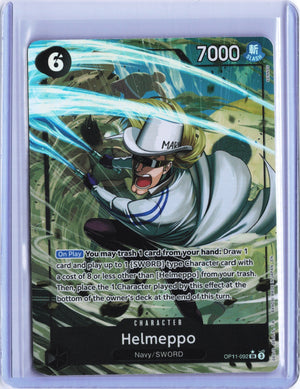 Helmeppo (Alternate Art) SR A Fist of Divine Speed OP11-092 NM