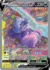 Galarian Slowking V (Alternate Full Art) - SWSH06: Chilling Reign - 179/198