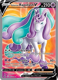 Galarian Rapidash V (Full Art) - Chilling Reign #167/198