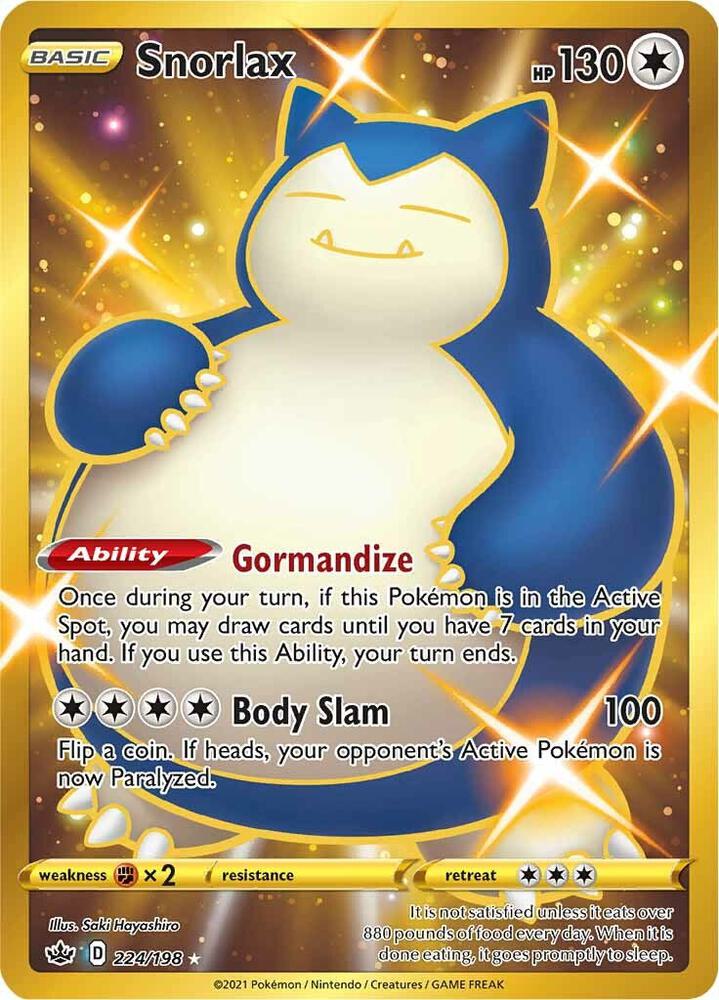 Snorlax (Secret) - Chilling Reign #224/198