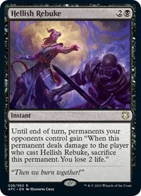 Hellish Rebuke - Commander: Adventures in the Forgotten Realms - 26