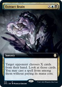 Extract Brain (Extended Art) - Commander: Adventures in the Forgotten Realms - 315