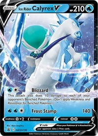 Ice Rider Calyrex V - Sword & Shield Promo Cards #SWSH130