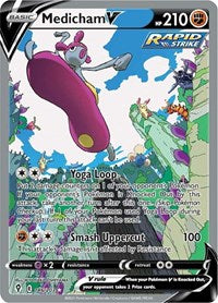 Medicham V (Alternate Full Art) - Evolving Skies #186/203