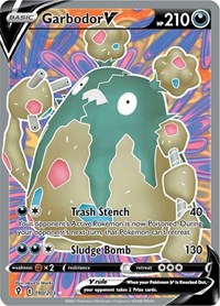 Garbodor V (Full Art) - Evolving Skies #190/203