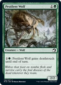 Pestilent Wolf - Innistrad: Midnight Hunt - 192