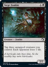 Siege Zombie - Innistrad: Midnight Hunt - 121