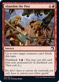 Abandon the Post - Innistrad: Midnight Hunt - 127