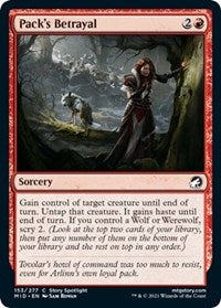 Pack's Betrayal - Innistrad: Midnight Hunt - 153