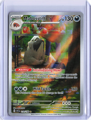 Mabosstiff - Illustration Rare SV01: Scarlet & Violet Base Set 218/198 NM