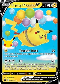 Flying Pikachu V - Pokemon Celebrations #006/025