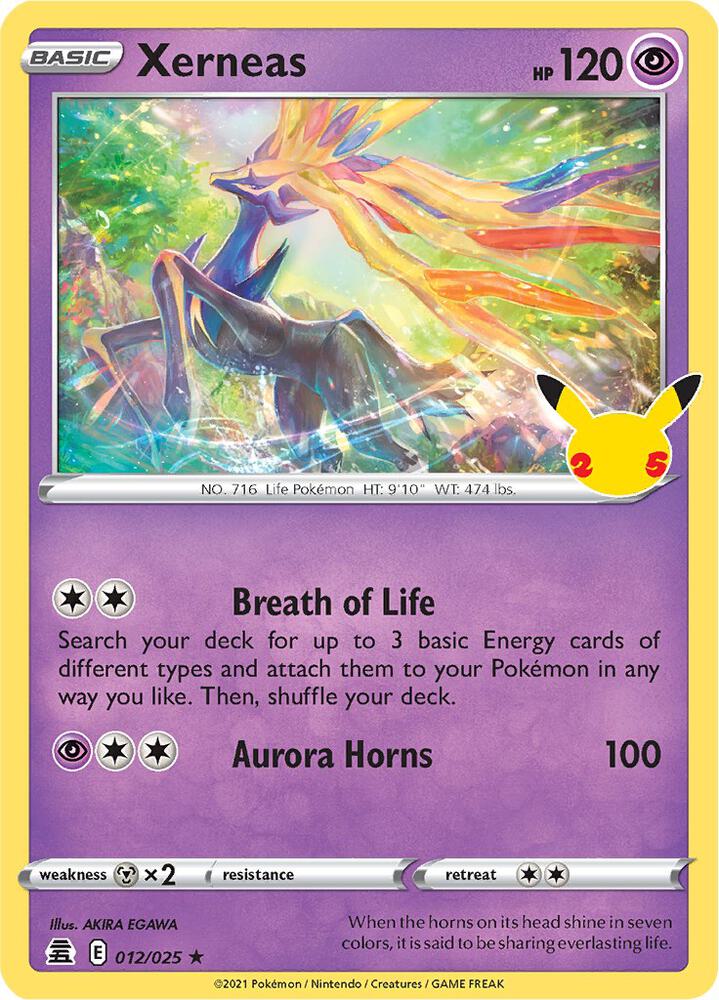 Xerneas - Pokemon Celebrations #012/025