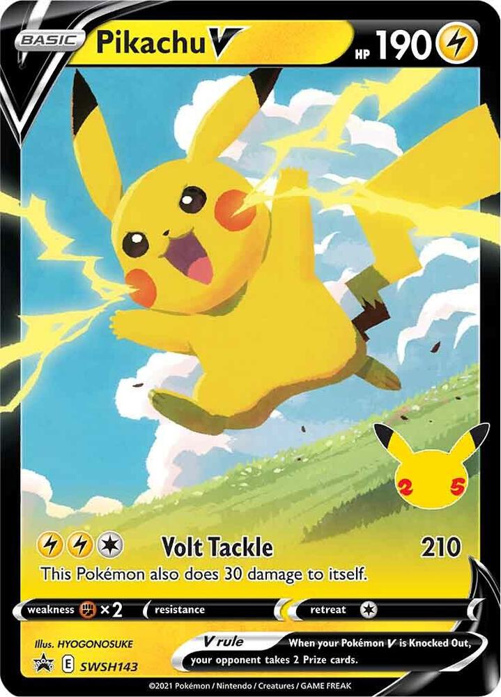 Pikachu V - Sword & Shield Promo Cards #SWSH143